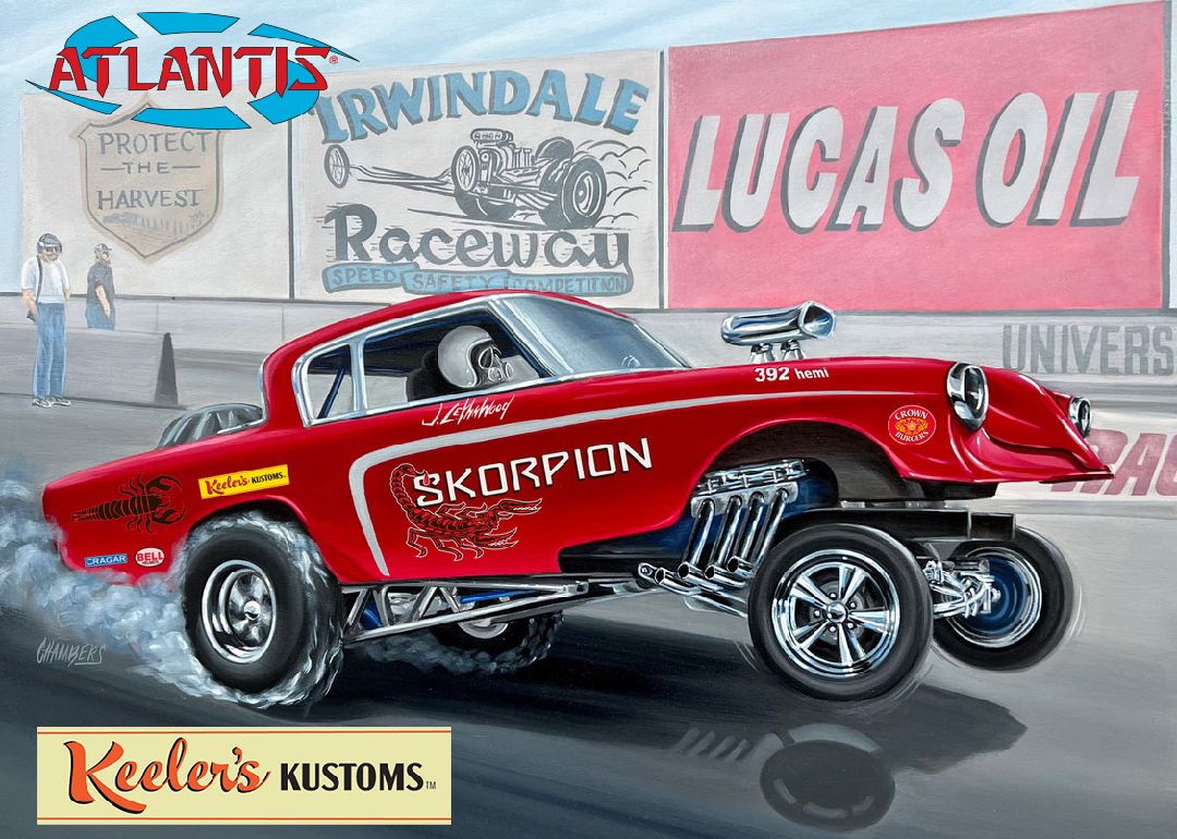 Atlantis 1/25 Keelers Kustom's Skorpion Gasser