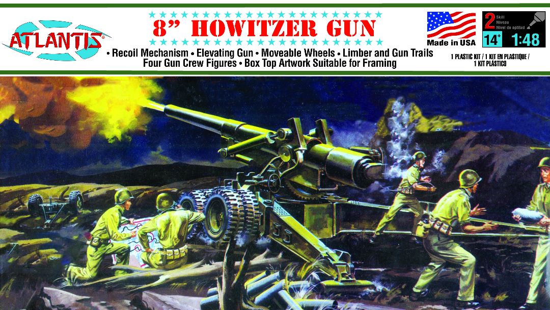 Atlantis US Army Howitzer Gun 8"
