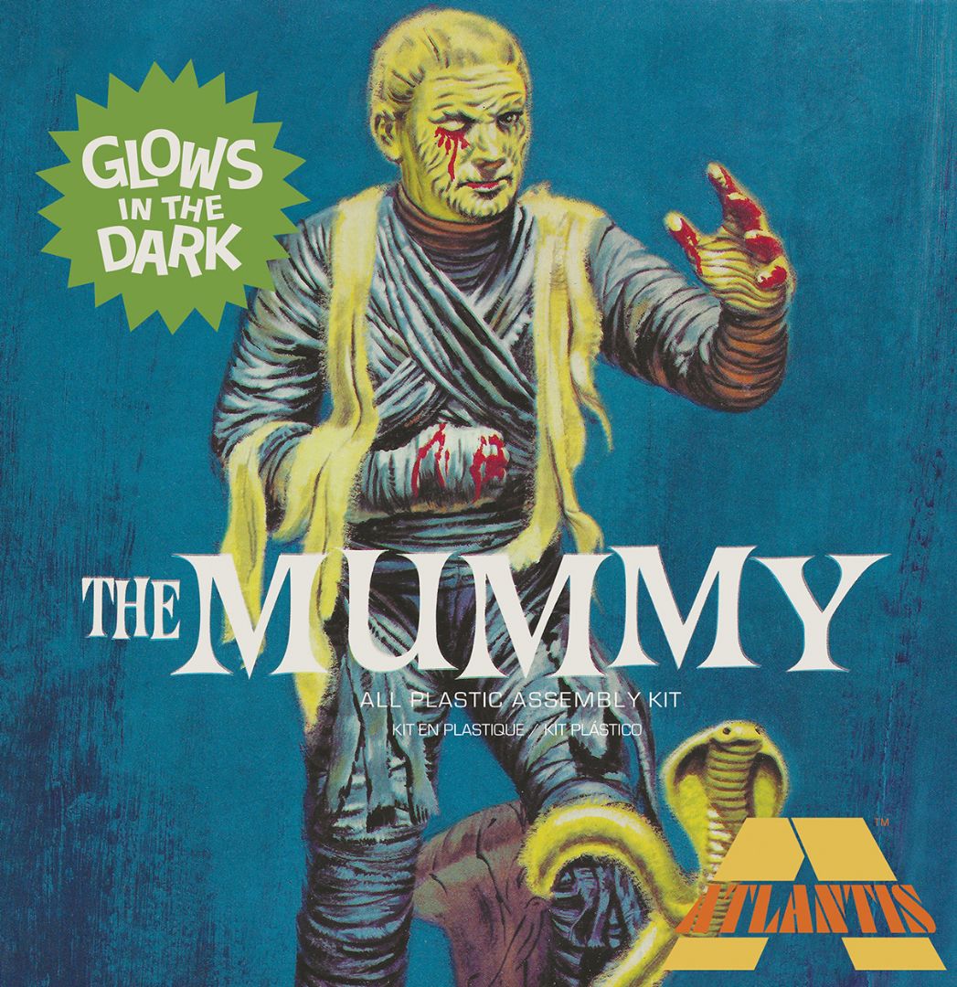 Atlantis Lon Chaney Jr. The Mummy Glow Limited Edition - Click Image to Close