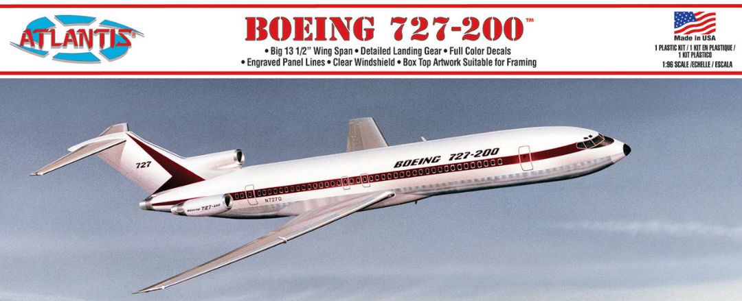 Atlantis Boeing 727 Airliner Boeing Markings - Click Image to Close