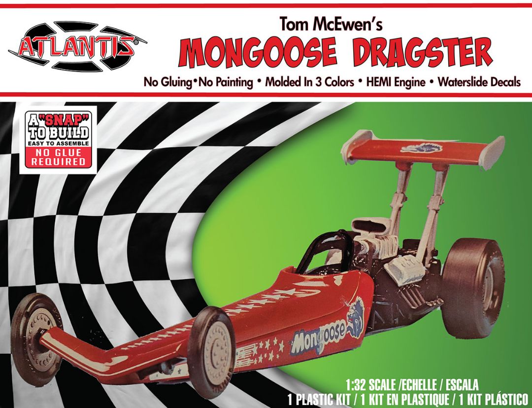 Atlantis Snap Tom McEwen Rail Dragster - Click Image to Close