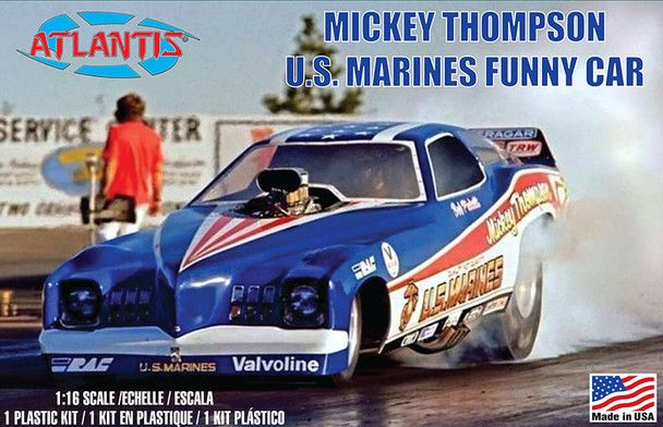 Atlantis 1/16 Mickey Thompson Marines Funny Car - Click Image to Close