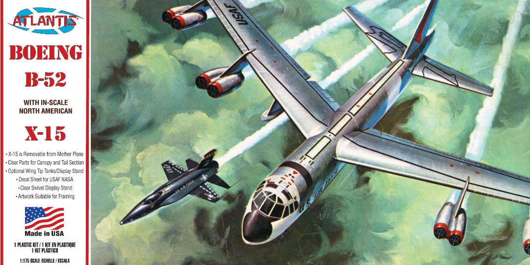 Atlantis Boeing B-52 and X-15 Swivel Stand - Click Image to Close