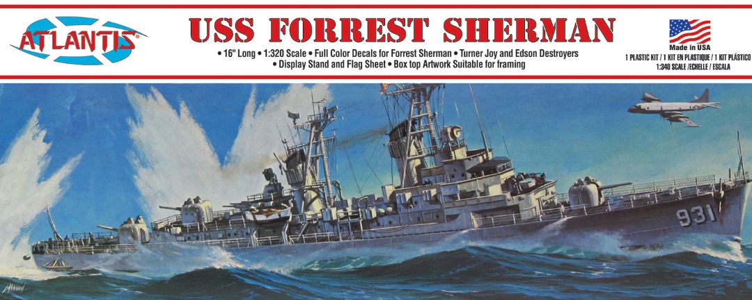 Atlantis USS Forrest Sherman Destroyer - Click Image to Close