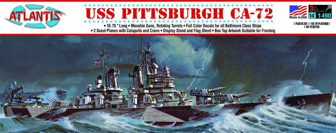 Atlantis USS Pittsburgh CA-72 Heavy Cruiser