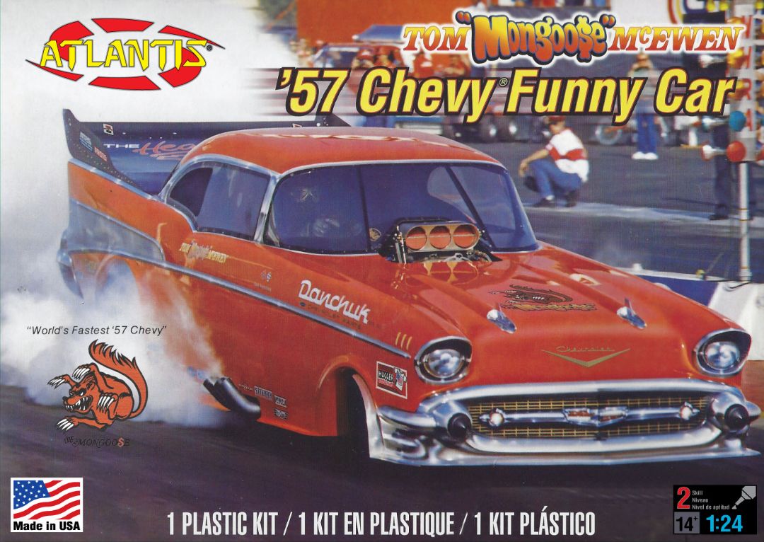 Atlantis Tom McEwen '57 Chevy Funny Car - Click Image to Close