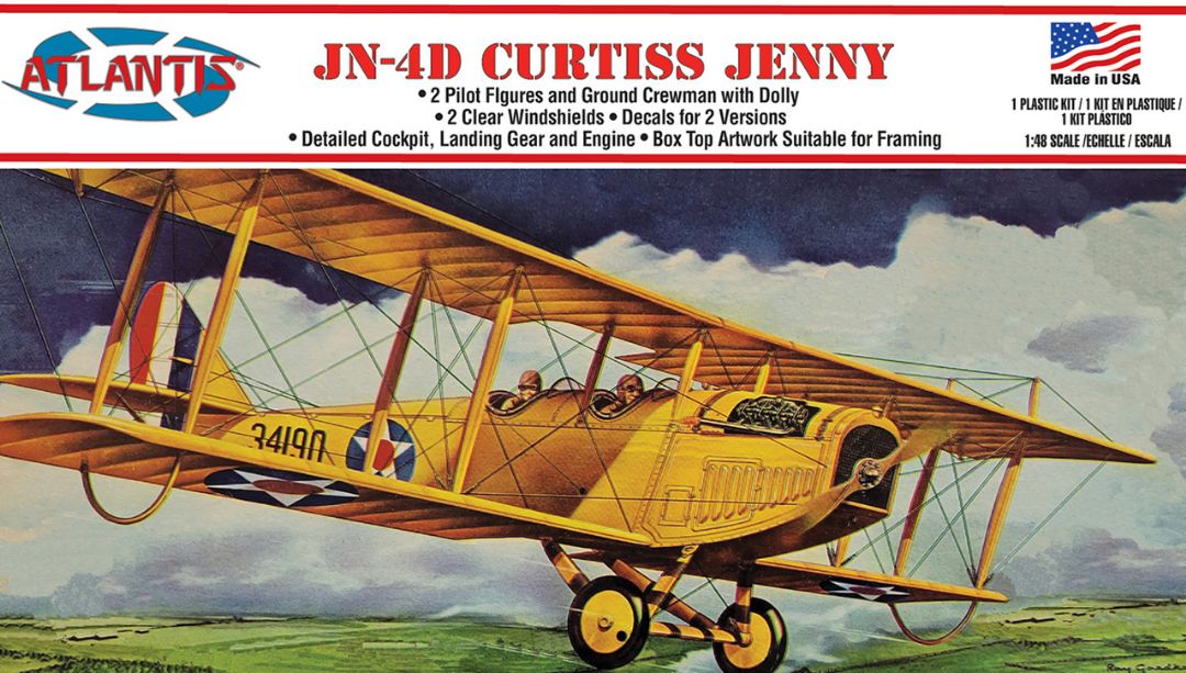 Atlantis Curtiss Jenny JN-4 Airplane - Click Image to Close