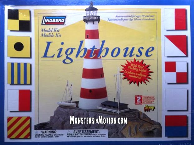 Atlantis 1/160 Lighthouse with Light and Diorama Base - Click Image to Close