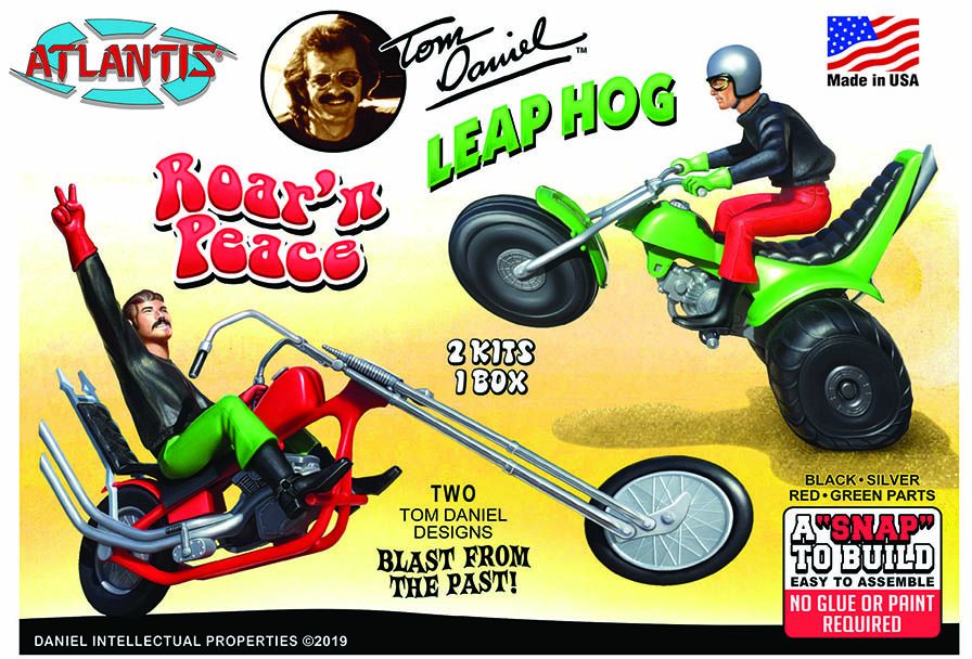 Atlantis Tom Daniel Roar' n Peace Leap Hog Snaps 2 Pack - Click Image to Close