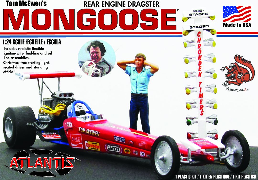 Atlantis 1/24 Tom McEwen Rear Engine Dragster - Click Image to Close