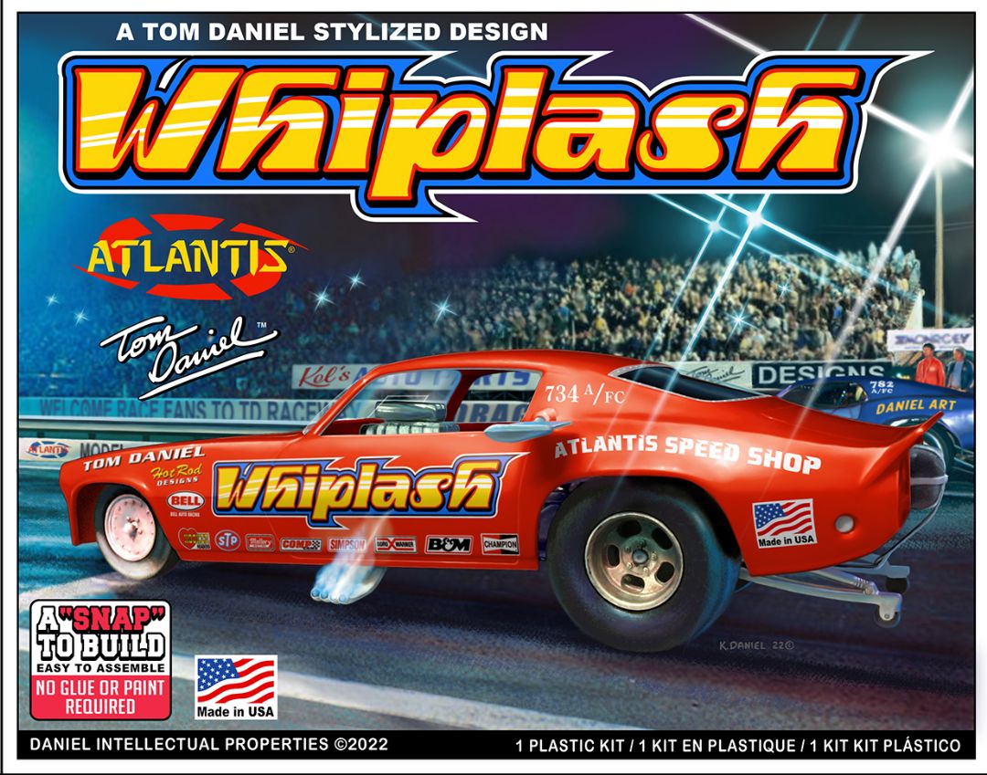 Atlantis Snap Tom Daniel Whiplash Funny Car - Click Image to Close