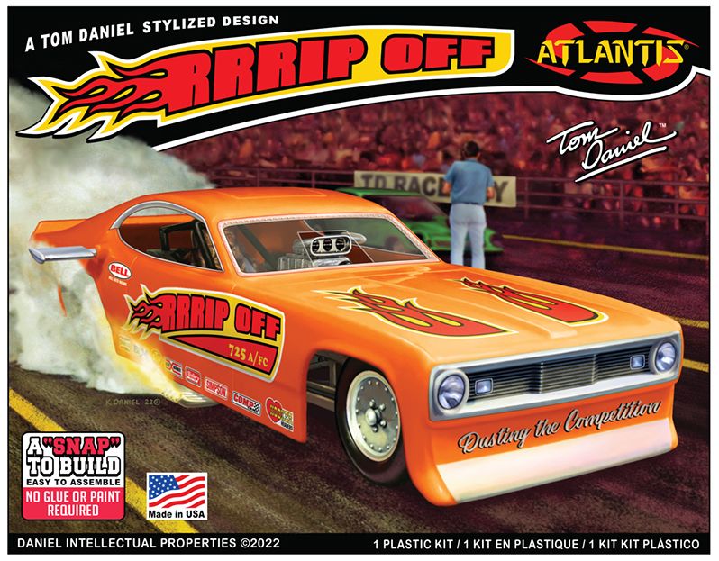 Atlantis 1/32 Snap Tom Daniel RRRRip Off Funny Car - Click Image to Close