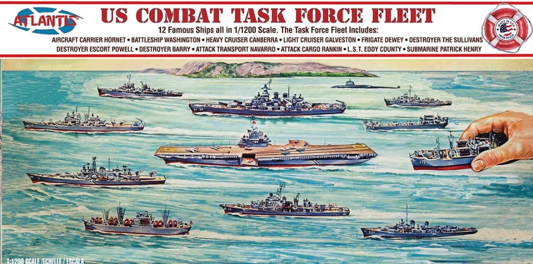 Atlantis US Navy Task Force Set 12 Different Ships - Click Image to Close