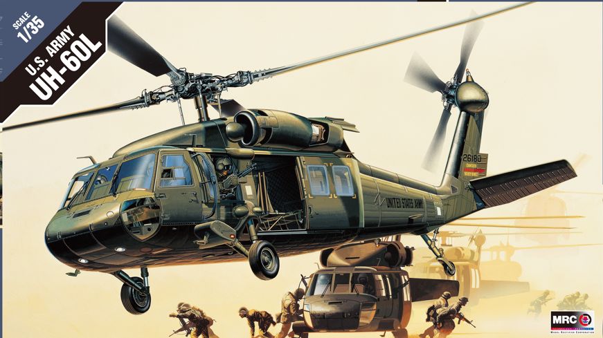 Academy 1/35 UH-60L BLACK HAWK