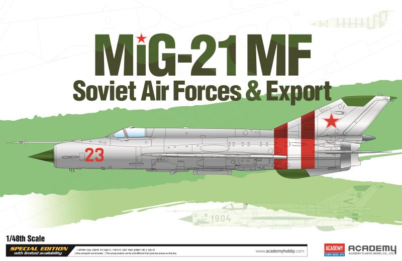 Academy 1/48 Mig-21 MF "Soviet Air Force & Export" LE: