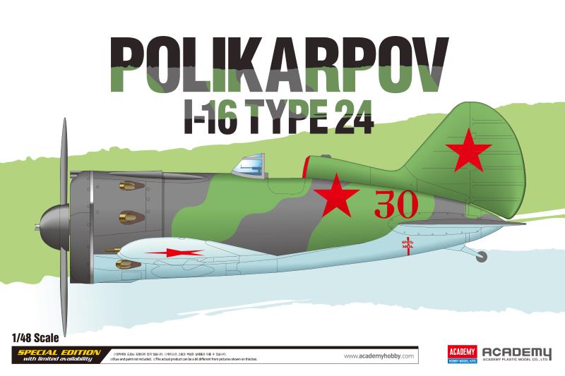 Academy 1/48 Polikarpov I-16 Type 24 LE: - Click Image to Close