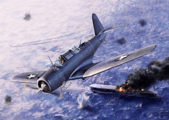 Academy 1/48 SB2U-3 Vindicator "Battle of Midway" - Click Image to Close