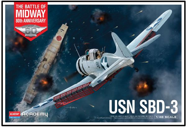 Academy 1/48 USN SBD-3 "Battle of Midway"