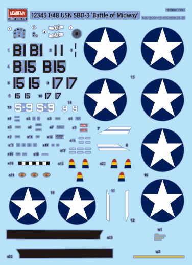 Academy 1/48 USN SBD-3 "Battle of Midway"