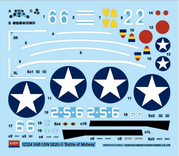 Academy 1/48 USN SB2U-3 "Battle of Midway" 80th Anniversary