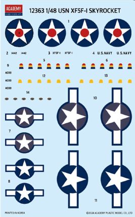 Academy 1/48 USN XF5F-1 Skyrocket