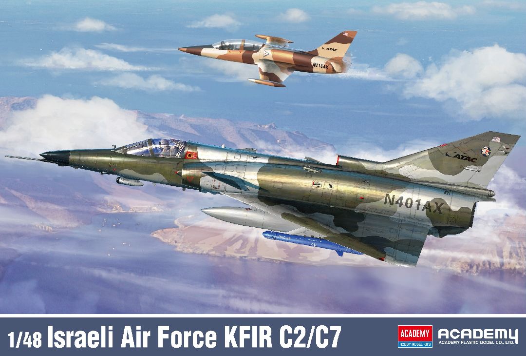 Academy 1/48 Israeli Air Force KFIR C2/C7 - New Design