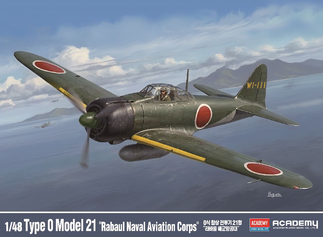 Academy 1/48 Type 0 Model 21 "RABAUL NAVAL AVIATION CORPS"