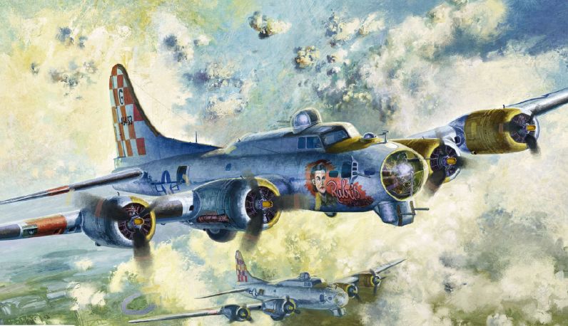 Academy 1/72 B-17G Flying Fortress “Nose Art” - Click Image to Close