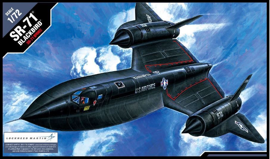 Academy 1/72 SR-71 BLACKBIRD (Limited Edition) - Click Image to Close