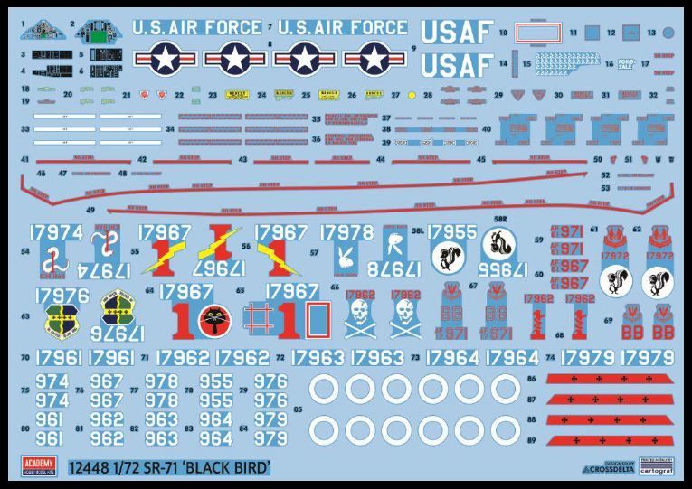 Academy 1/72 SR-71 BLACKBIRD (Limited Edition) - Click Image to Close