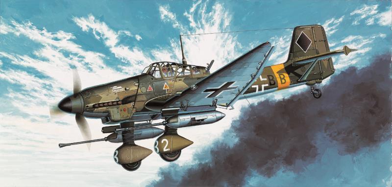 Academy 1/72 JU-87G STUKA "TANK BUSTER"