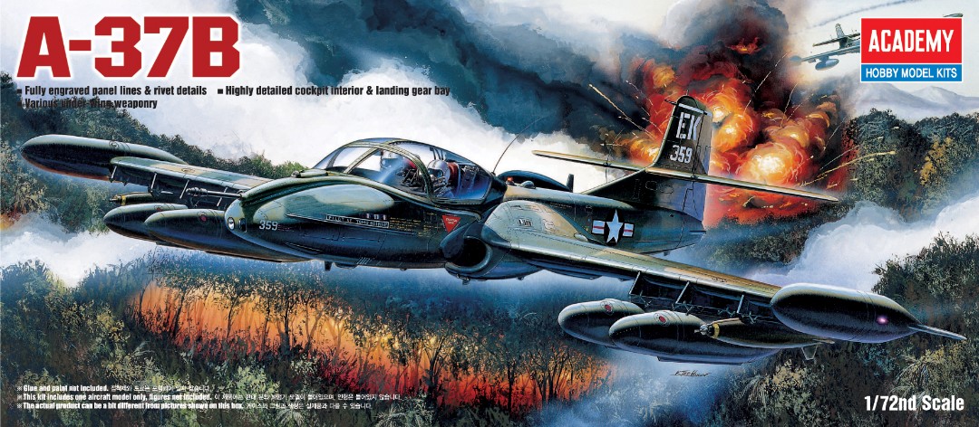 Academy 1/72 A-37B - Click Image to Close