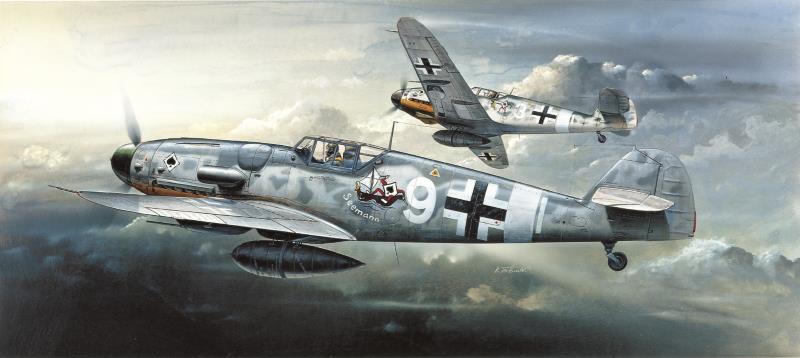 Academy 1/72 MESSERSCHMITT BF109G-6 - Click Image to Close