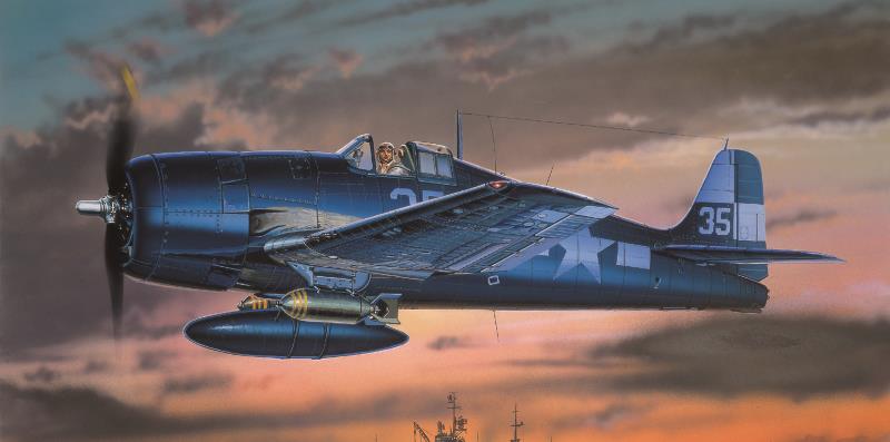 Academy 1/72 F6F-3/5 - Click Image to Close