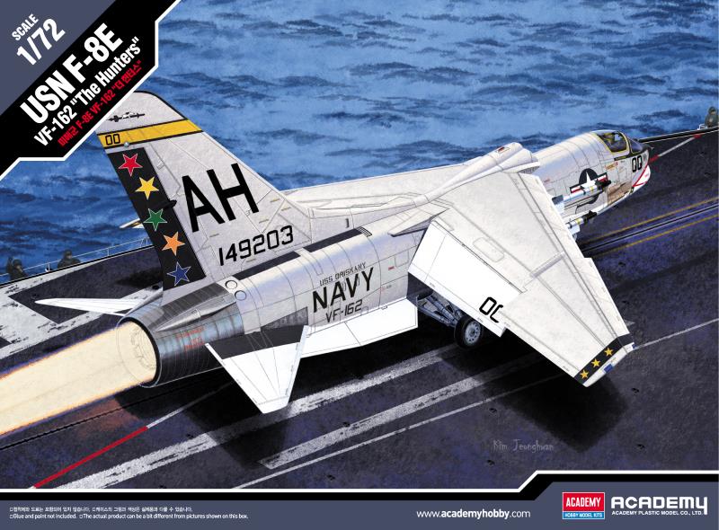 Academy 1/72 USN F-8E VF-162 "The Hunters"