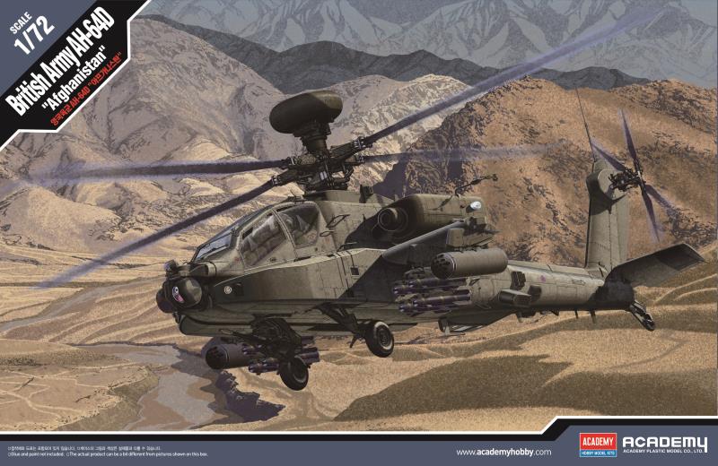 Academy 1/72 British Army AH-64 "Afghanistan" - Click Image to Close