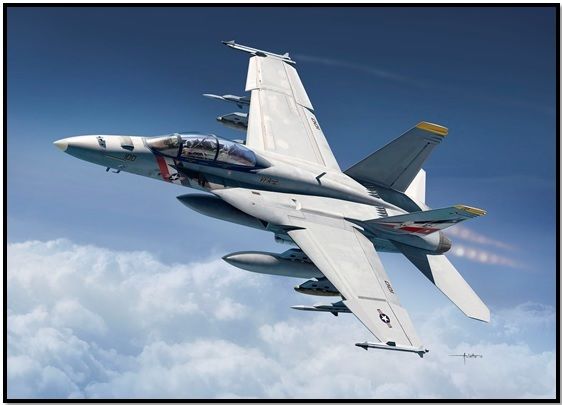 Academy 1/72 USN F/A-18F "VFA-2 Bounty Hunters"