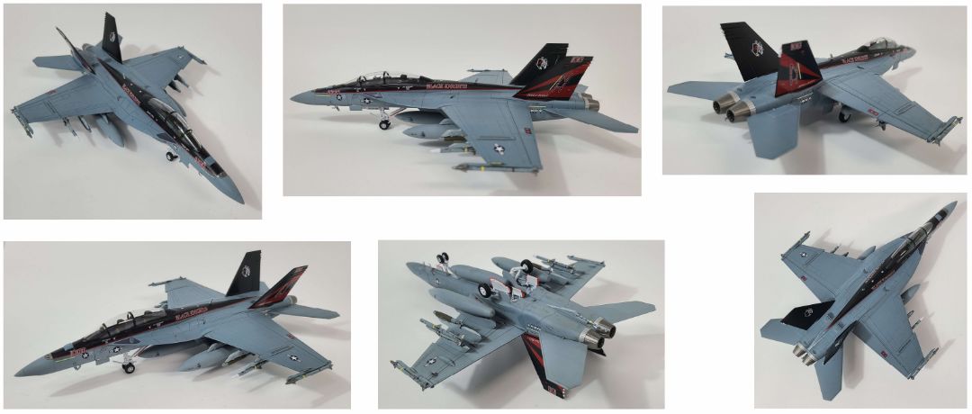 Academy 1/72 USN F/A-18F VFA-154 Black Knights