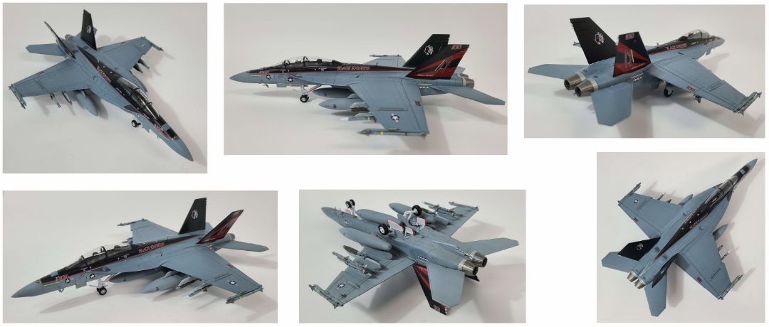 Academy 1/72 USN F/A-18F â€œVFA-154 Black Knightsâ€