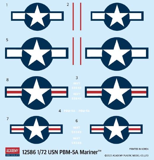 Academy 1/72 USN PBM-5A MARINER