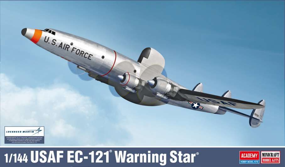 Academy 1/144 USAF EC-121 Warning Star from Minicraft tooling - Click Image to Close