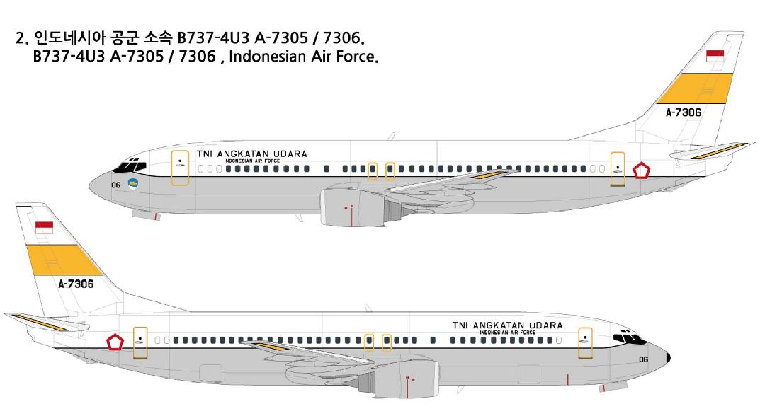 Academy 1/144 Boeing 737 "Colombian Air Force"