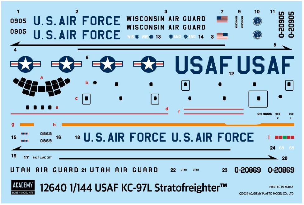 Academy 1/144 USAF KC-97L Stratofreighter - Click Image to Close