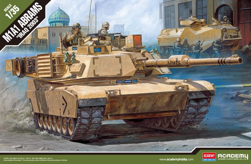 Academy 1/35 M1A1 ABRAMS "IRAQ 2003" - Click Image to Close