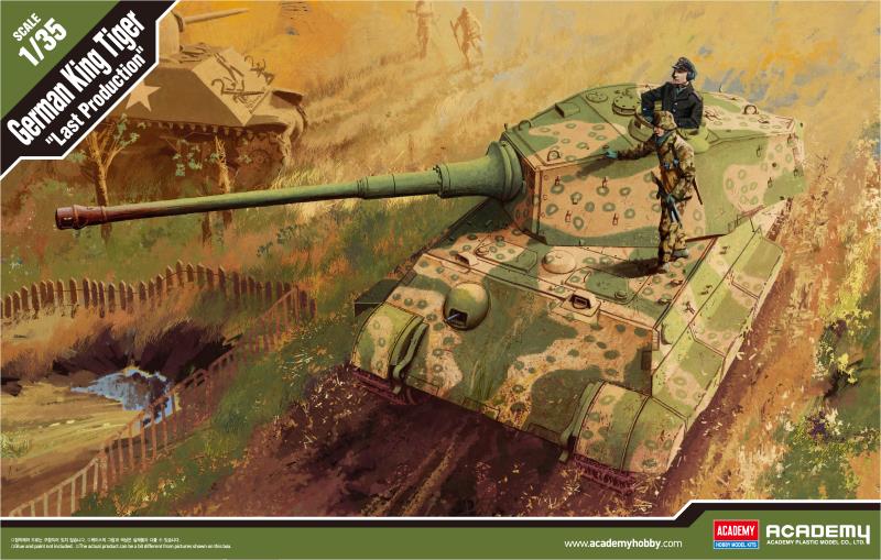 Academy 1/35 GERMAN KINGTIGER "LAST PRODUCTION" - Click Image to Close