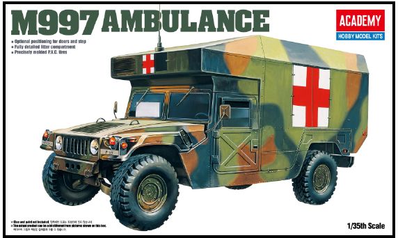 Academy 1/35 M997 Maxi Ambulance - Click Image to Close