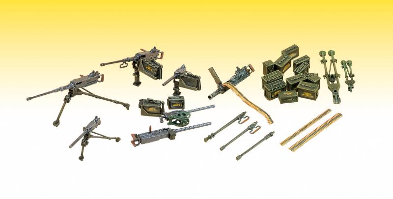 Academy 1/35 U.S. MACHINE GUN SET - Click Image to Close