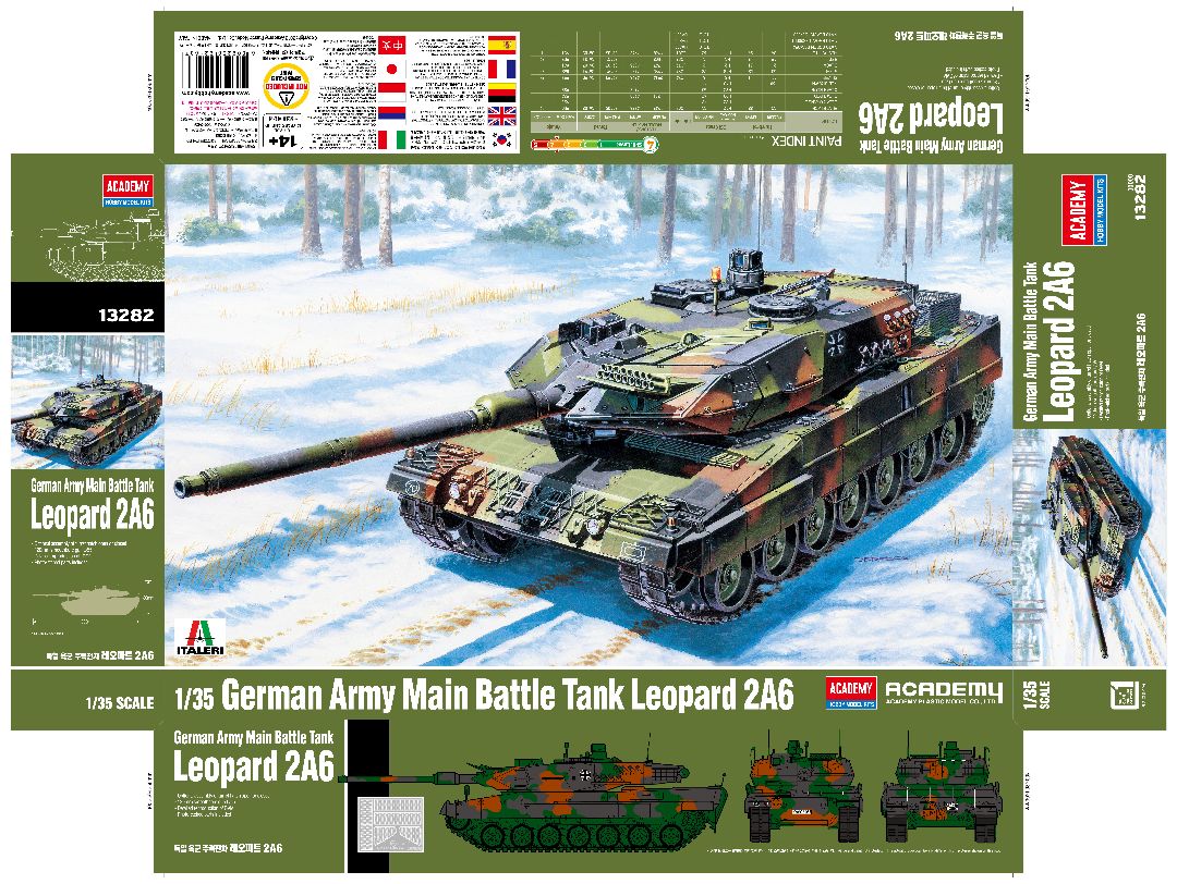 Academy 1/35 German Leopard2 A6
