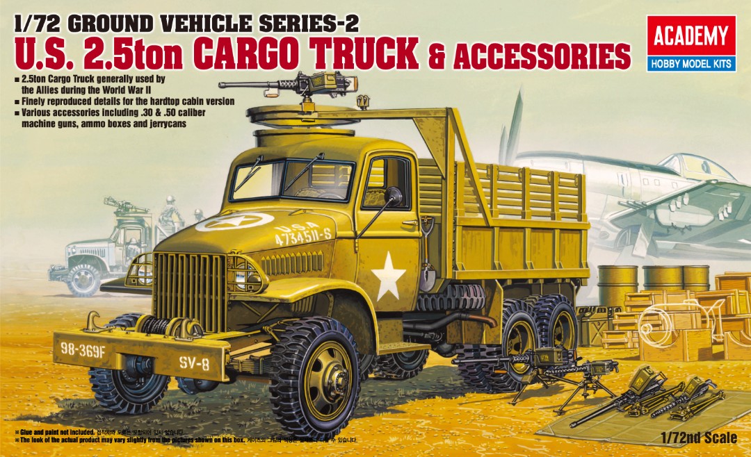 Academy 1/72 US CARGOTRUCK & ACCESSORY - Click Image to Close