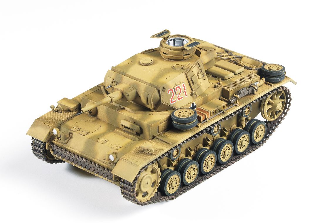 Academy 1/35 German Panzer III Ausf.J "North Africa" - Click Image to Close